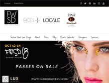 Tablet Screenshot of fashionweeksd.com